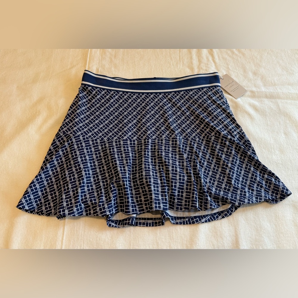 Peter Millar Skort, NWT, navy & white print